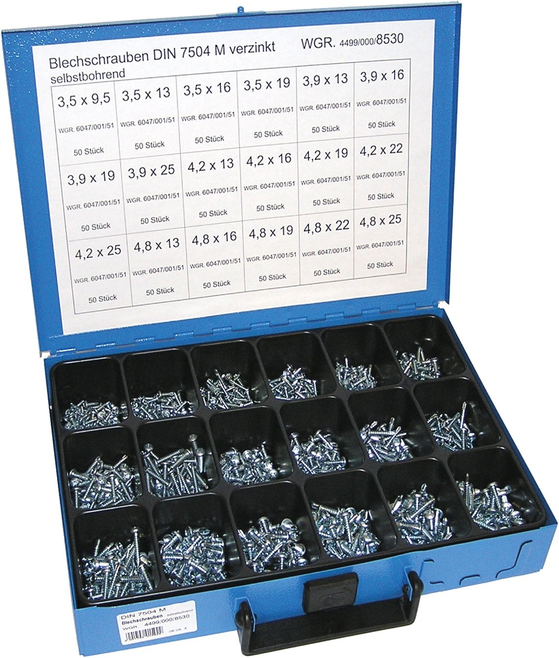 Dresselhaus 8530 Set of Self-Tapping Screws Galvanised