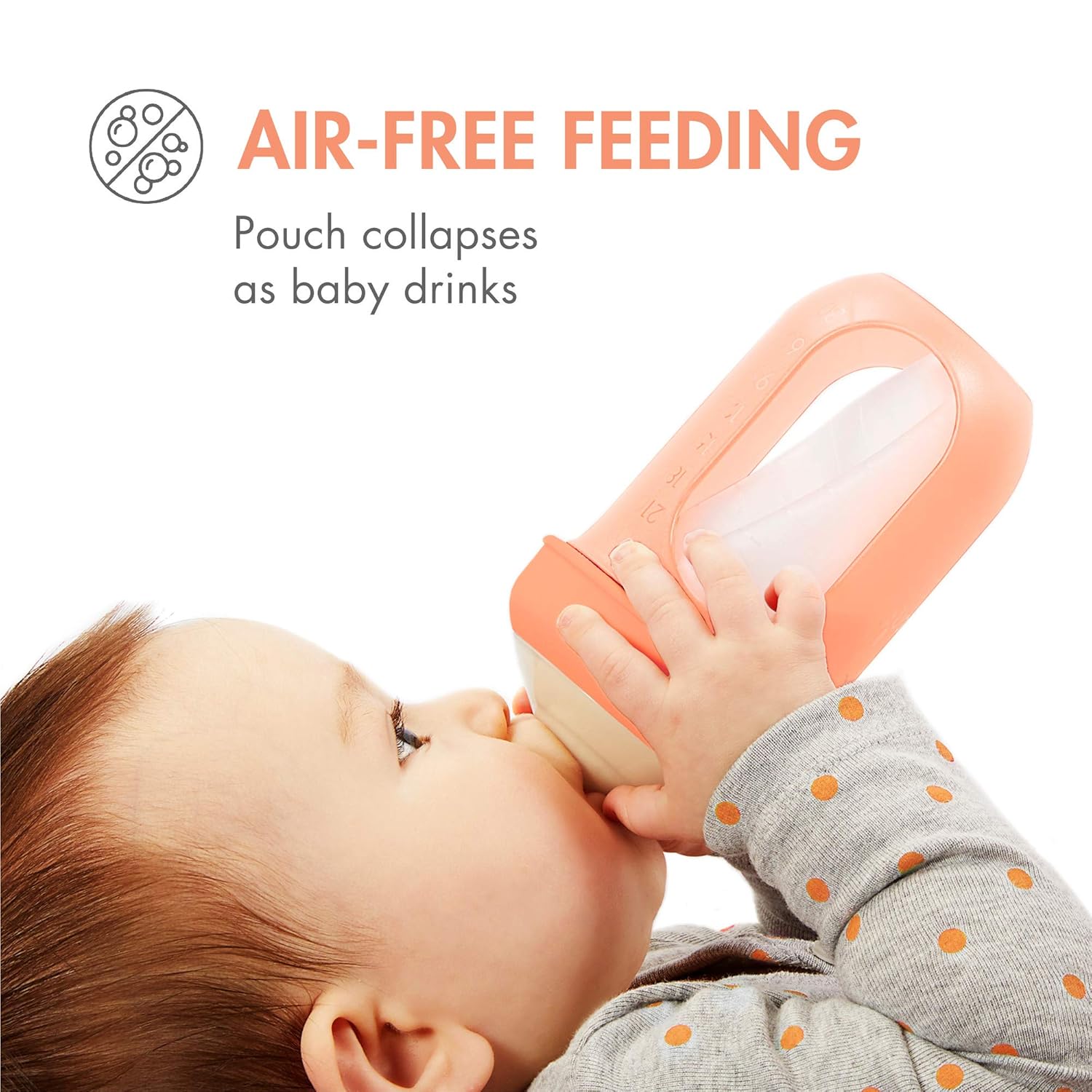 Boon NURSH Reusable Silicone Pouch Bottles, 8 Ounce (Pack of 3) : Baby