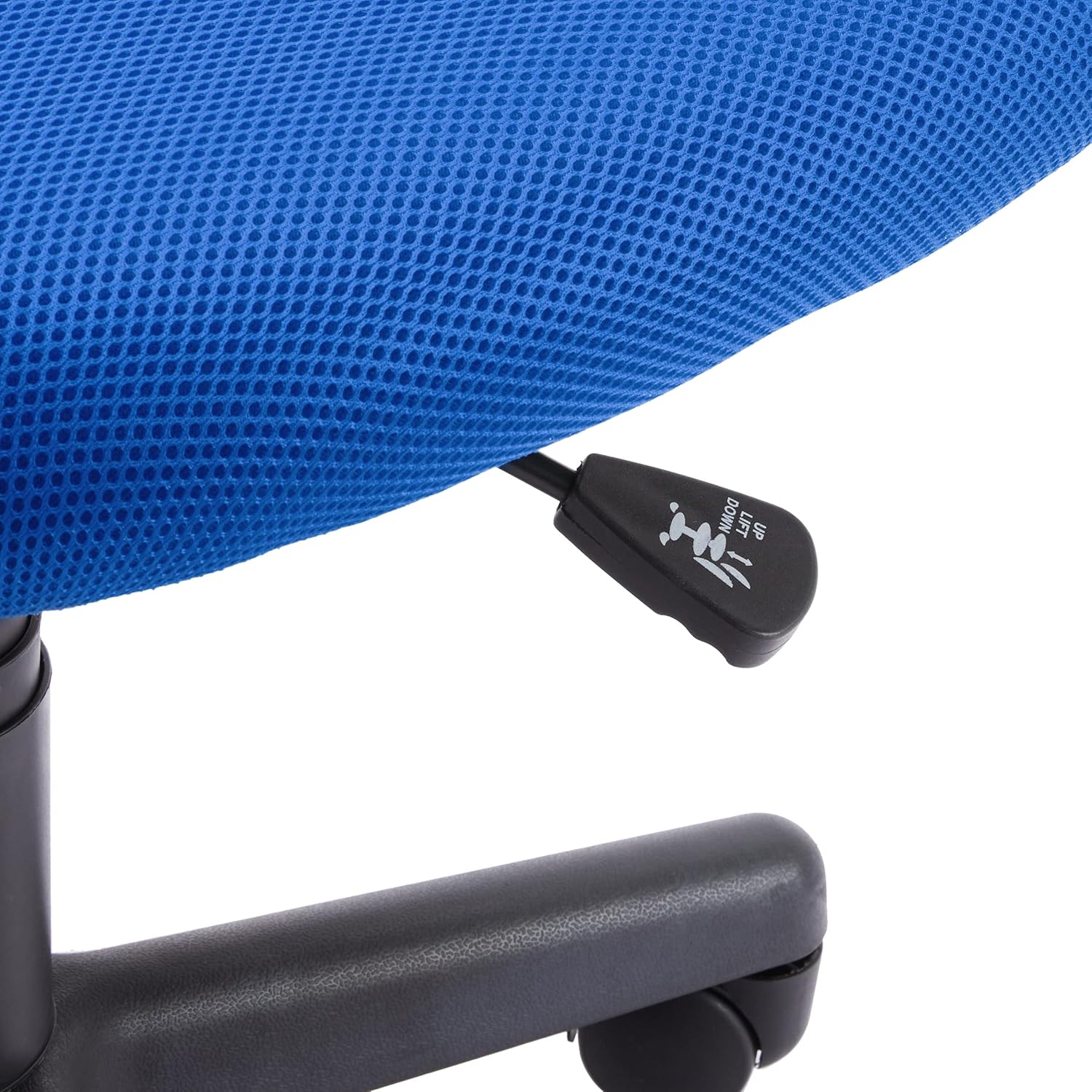  Basics Low-Back Computer Task Office Desk Chair with Swivel Casters - Blue: Furniture & Decor