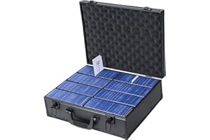 D DACCKIT Toploader Storage Box - Holds 1000+ Top Loaders, Card Toploader Storage Case Fit for 3" x 4" Top Loader for Trading Cards & Sports Cards