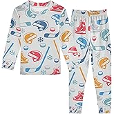 Vozoza VPajama Sets Long Sleeve Top with Pants Cotton Soft Sleepwear 2 Piece Pjs Set