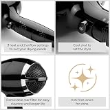 BaByliss Power Smooth Hair Dryer 2400W Ionic Lightweight 3 Heat 2 Speed Black view 2
