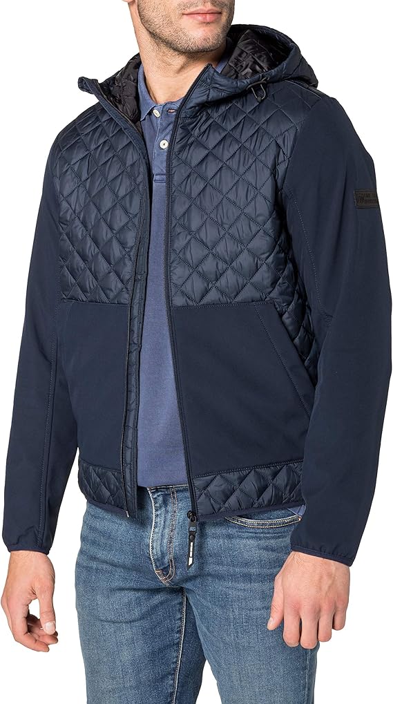 Tom Tailor Denim Men's Quilted Jacket Hybrid Amazon.co.uk Clothing