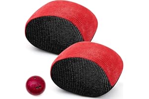 Lewtemi Microfiber Ultra Dry Bowling Grip Ball, 2 Pcs Microfiber Bowling Rosin Bags for Hands for Golf Lifting Rock Climbing Tennis Gymnastics