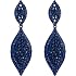 Parure Bijoux Femme Cristal Et Zircon - Collier Y Et Boucles D'oreilles Goutte, Argenté, Cadeau Mariage Ou Fête