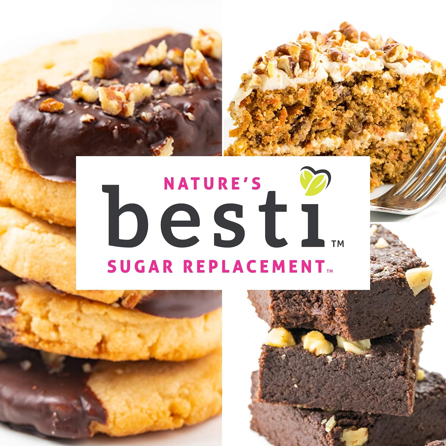 Amazon Com Wholesome Yum Besti 1 1 Natural Sugar Replacement Keto Monk Fruit Sweetener With Allulose 16 Oz 1 Lb Non Gmo Zero Carb Zero Calorie Sugar Substitute Grocery Gourmet Food