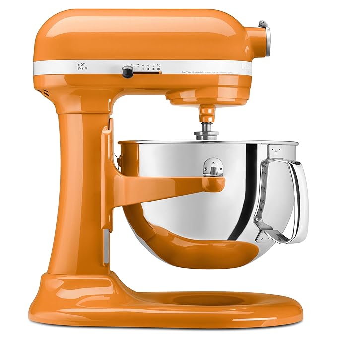 KitchenAid KP26M1XTG 6Qt. Professional 600 Series Tangerine Amazon