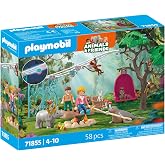 Playmobil | Animals &amp; Friends | Fun Birthday Party | Toy from 4 Years | Gift for Children | Encourages Creativity &amp; Interaction with Animals | with Glow-in-the-Dark Garland &amp; Accessories | 71855