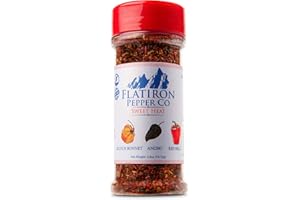 FLATIRON SPICE Flatiron Pepper Co - Sweet Heat - Scotch Bonnet - Red Bell - Ancho chile pepper flakes