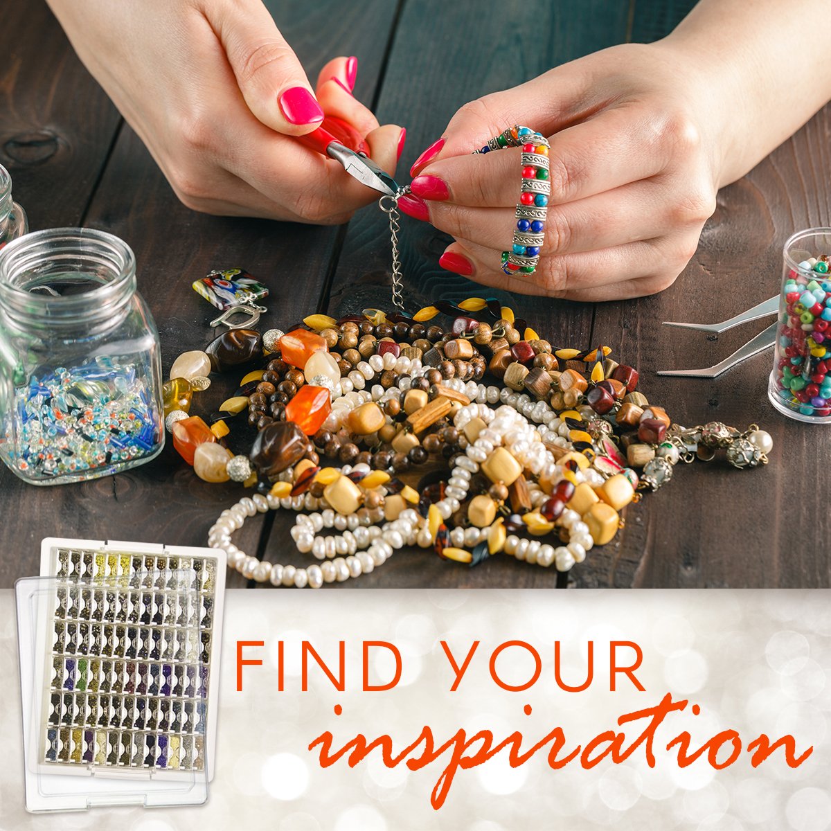 Darice Elizabeth Ward Bead Storage Solutions 82Piece Tiny Container