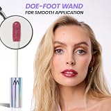 Wonderskin Lip Gloss Red Glitter Top Gloss Long Lasting view 4