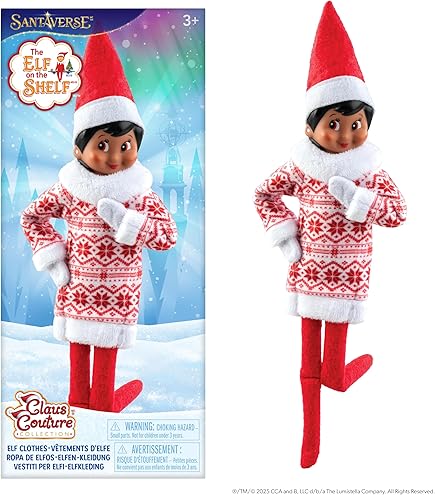 open lace back dress Claus Couture Collection® Fancy Santa Party Dress – The Elf on the Shelf®  Santa's Store