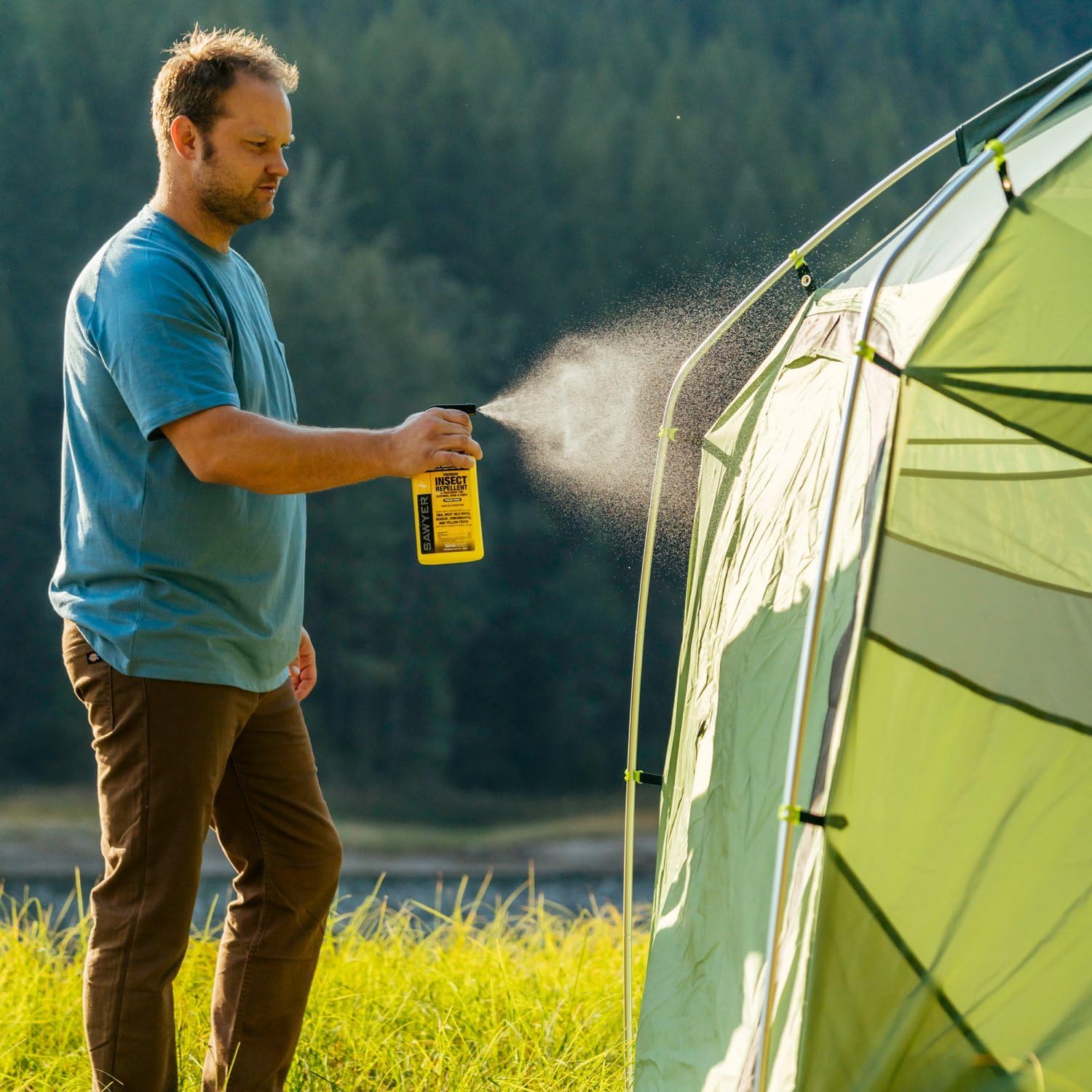 Sawyer Products Premium Permethrin Clothing Insect Repellent (24-Oz Trigger Spray) and Sawyer Products Insect Repellent w/ 20% Picaridin (4-Oz Lotion) Bundle: Sports & Outdoors