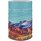 Buff CoolNet UV Neck Gaiter, UPF 50 Sun Protection, Breathable, Versatile, Quick Dry Face Mask, National Park, Adult Size