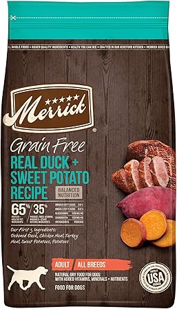 dog food with duck meat