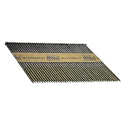 3 1/2" x .120 Ring Shank Framing Nails, Paper Strip