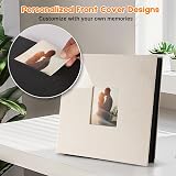 DazSpirit 1000-Pocket 6x4 Inch Linen Photo Album with Front Window view 3