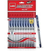 Cello Maxriter Ball Pen Set - Pack of 10 (Blue)