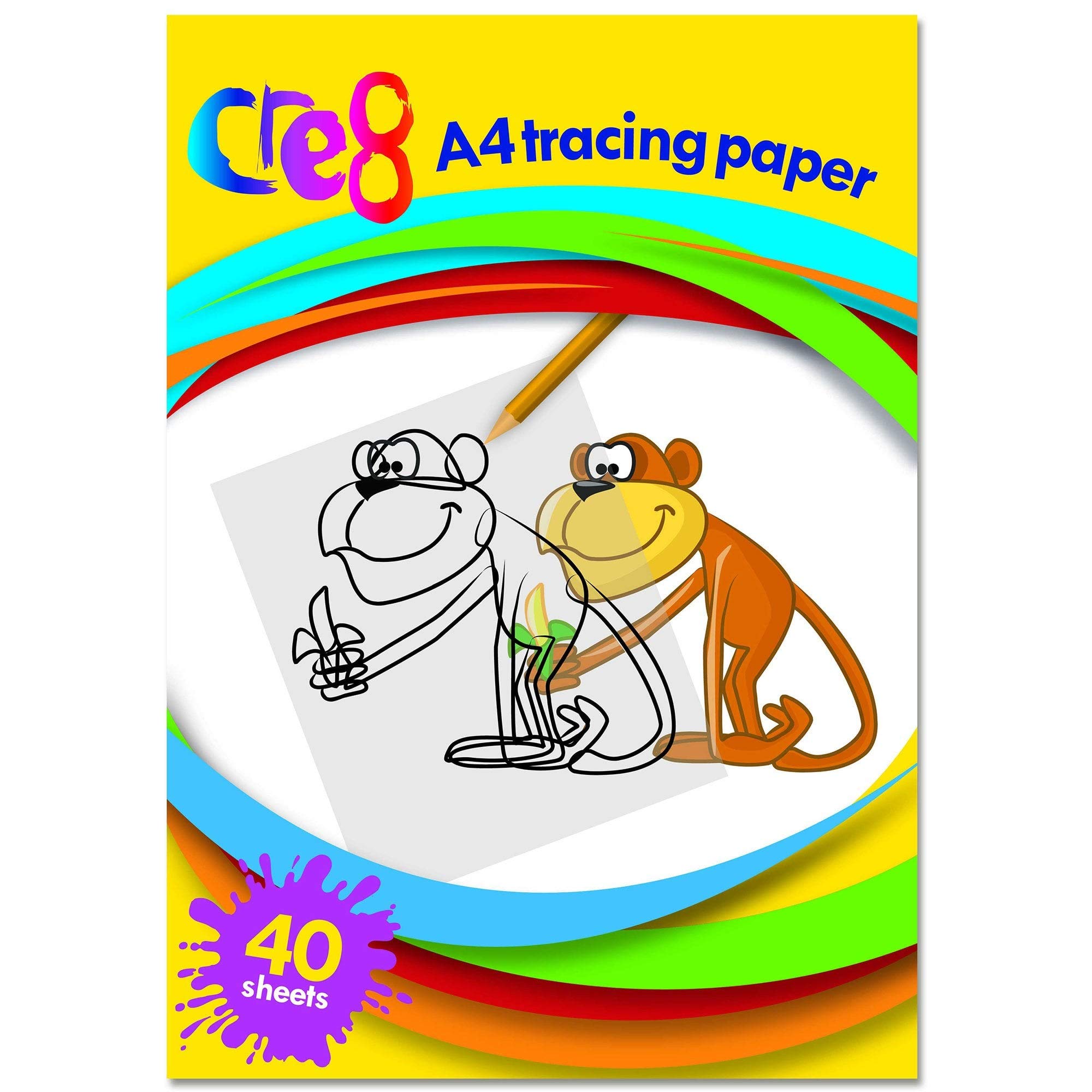 Pennine Tracing Paper Pad, Multi-Colour, A4