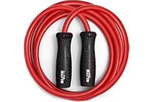 ELITESRS Elite Jumps Muay Thai 2.0 Weighted Jump Rope - Designed for High-Intensity Training, Muay Thai, & MMA Workouts - Heavy 1.3lb PVC Jump Ropes for Fitness