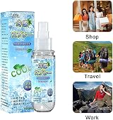 Jomewory 50ml Cooling Mist Body Spray Long Lasting for Sports Outdoors Camping view 5