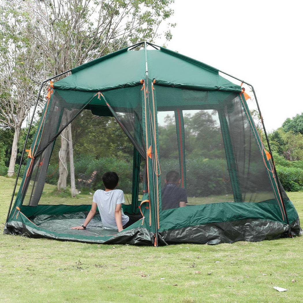 Amazon Com Peatao 8 Person Automatic Instant Tent Double Layer