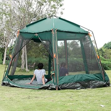 Amazon Com Peatao 8 Person Automatic Instant Tent Double Layer
