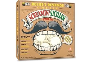 VOVIEE Screamin' Sicilian, Cheese Pizza Bessie's Revenge, 20.8 oz (Frozen)