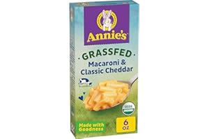 ANNIE'S HOMEGROWN Annie's Organic Macaroni and Cheese, Classic Mild Cheddar, Grassfed, 6 oz