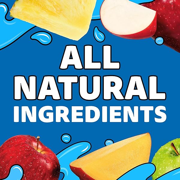 CAPRI SUN MANGO PINEAPPLE FLAVORED 100% JUICE BLEND FROM CONCENTRATE WITH ADDED INGREDIENTS AND OTHER NATURAL FLAVOR, 10 CT BOX, 6 FL OZ POUCHES