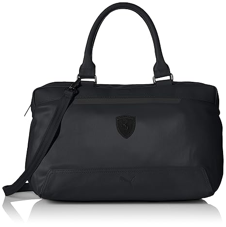 puma black messenger bag