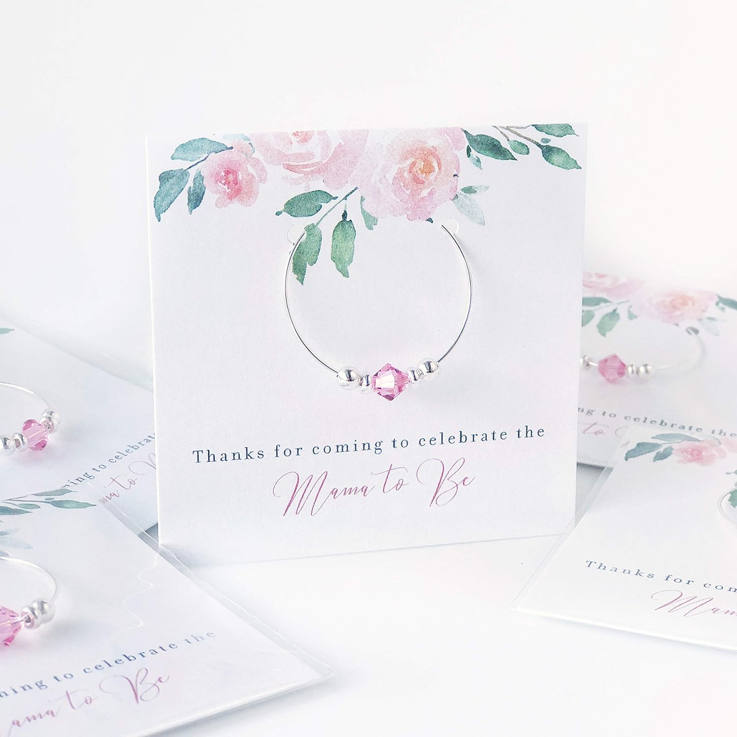 glass baby shower favors