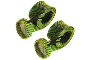 Reaction Tackle Rod Socks - Fishing Pole Sleeves and Covers for Baitcasting and Spinning Rods - Fits up to 7ft and 8ft Rod Protector Sleeve, Maximum Fishing Pole Protection (2-Pack)