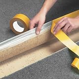 WINSOME Double Sided Carpet Tape 50mm x 25m Heavy Duty Anti-Slip Rug Tape view 5