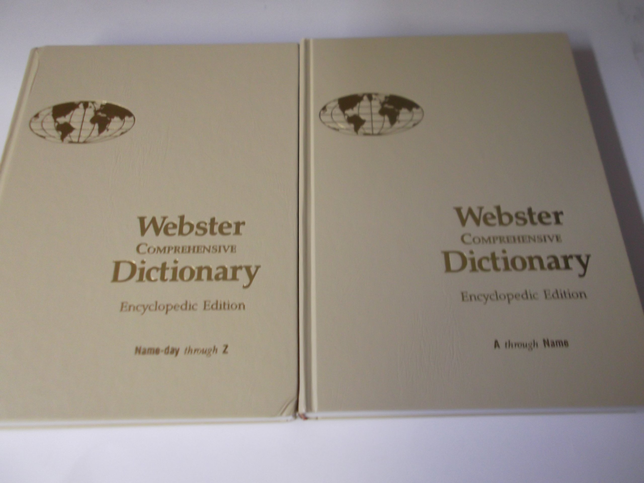 Webster Comprehensive Dictionary Encyclopedic Edition 2 Volume Set 9780894343797 Amazon Com Books