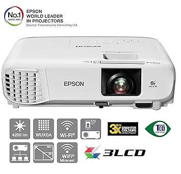 Epson EB-2247U - 3LCD projector - 4200 lumens (white): Amazon.es ...