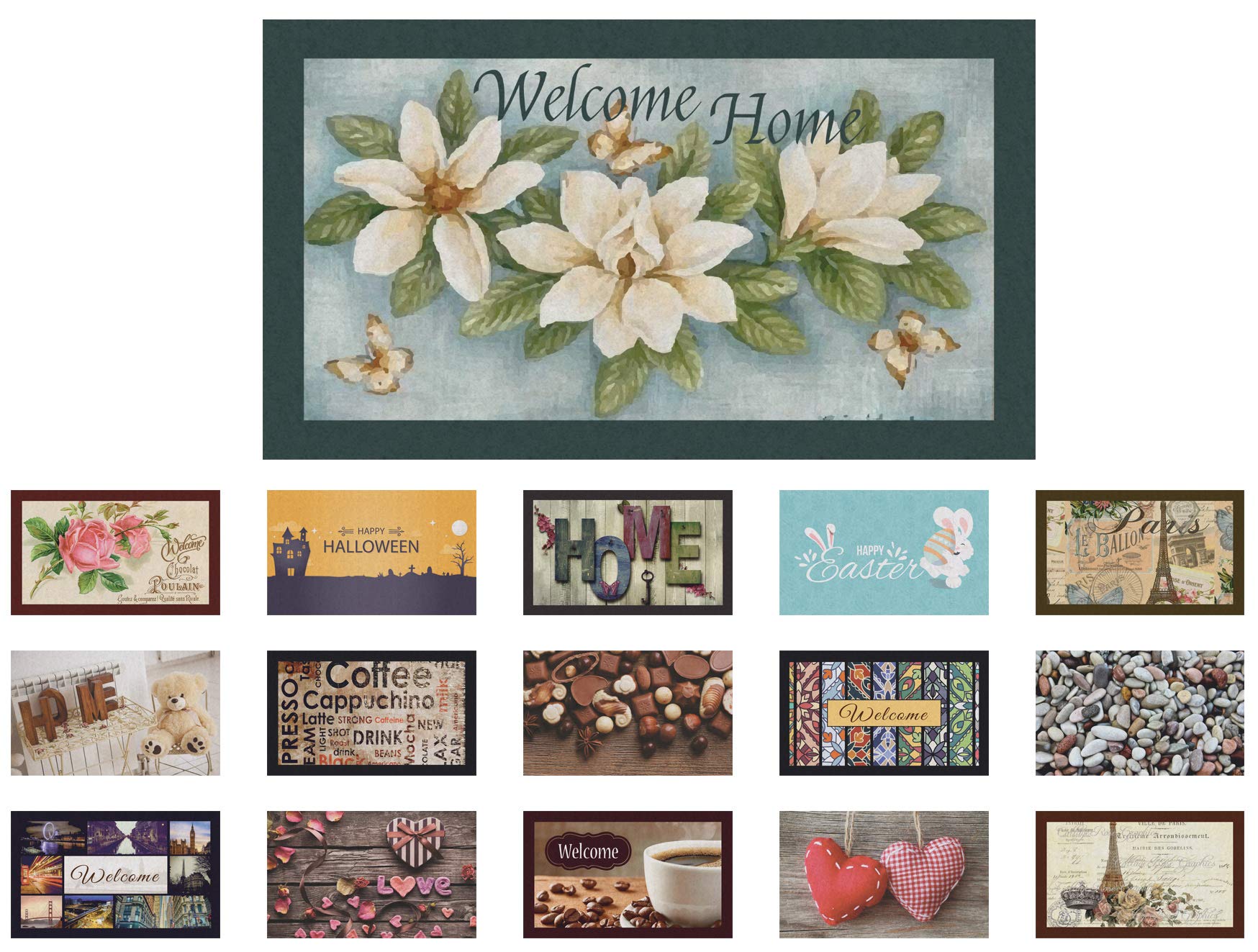 Mabel Home Durable Special Design Doormat, 18"X30", Outdoor-Indoor, Floor Mat, Low-Profile Mats for Entry 18"x 30" Mabel50