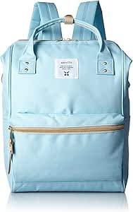 Anello Polyester Canvas Backpacks (Sax Blue)