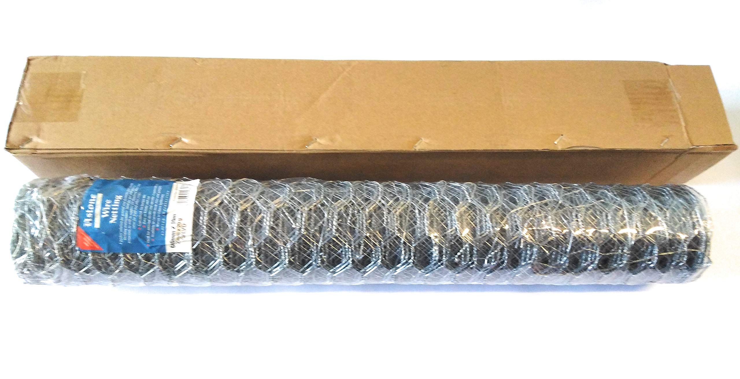 Astone heavy duty Wire netting, chicken wire, ideal for florists, 60cm high (25mm, 10m x 600mm)