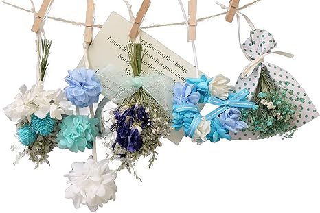 Amazon Co Jp ドライフラワー あじさいボール ミニリース ブルー 夏色 ガーランド ミニブーケ ミニリース プリザーブドフラワー ナチュラル 屋内装飾 壁飾り 壁掛け おしゃれ ナチュラル お花 ハンドメイド Home Kitchen