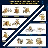 OMWay 12-in-1 Solar Robot Kit Gold Edition STEM Kids 8-12 Education view 2