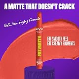 NYX Fat Oil Matte Lip Click Coral Cuddlin High-Pigment Lipstick 12H view 2