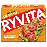Ryvita Sesame Rye Crispbread (250g) - Pack of 2