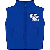 Creative Knitwear College Baby Polar Fleece Vest - Team Logo, Multiple Colors, for Boys & Girls (12 Mos - 6 Yrs)