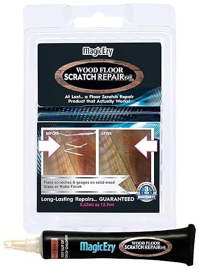 Magicezy Wood Floor Scratch Repairezy Repair Scratches And Gouges In Wooden Polished Floorboards And Trims Virtually Undetectable Long Lasting