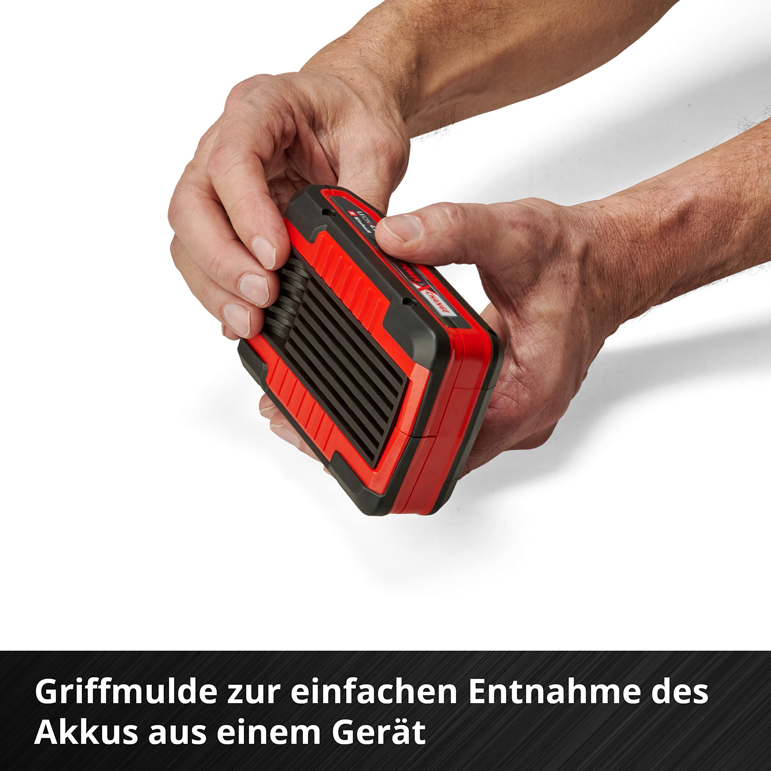 Original Einhell 18V 4,0 Ah Power X-Change Plus (18V Akku, universell verwendbar für alle PXC-Geräte, ohne Selbstentladung, 3-Stufen-LED Ladestandskontrolle, angepasste Ladezyklen, ohne Ladegerät) 10