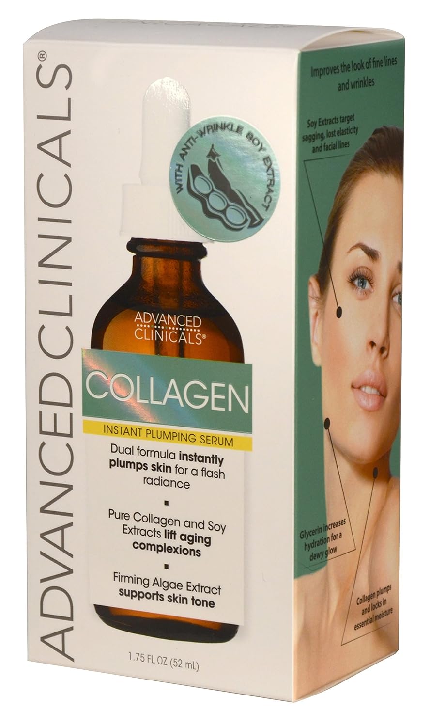 advanced clinicals collagen face serum