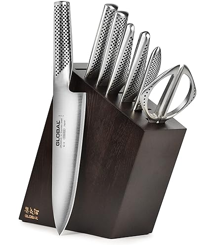 Amazon.com: Global Takashi 7 piece Knife Block Set - Lightweight