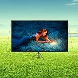 VEVOR 80" Tripod Projector Screen 16:9 4K HD Portable Stand view 2
