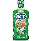 ACT Kids Anticavity Fluoride Rinse Wild Watermelon, Accurate Dosing Cup, Alcohol Free, Original Version, 16.9 Fl Oz